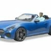 Bruder 3481 Roadster Met Chauffeur -OUTDOOR SPEELGOED Winkel auto blauw 4