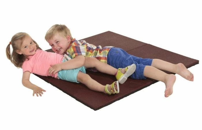 KBT Rubberen Tegel 'hicar' - Dikte 25 Mm - Rood 4 KBT Rubberen Tegel 'hicar' - Dikte 25 Mm - Rood - Afbeelding 2