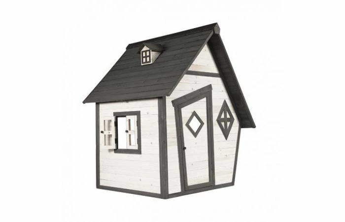 Axi Cabin Speelhuis Grijs/wit 6 Axi Cabin Speelhuis Grijs/wit - Afbeelding 4