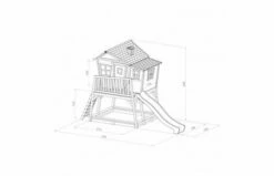 Axi Speelhuis Max (bruin/wit) -OUTDOOR SPEELGOED Winkel ba452cb30bb76c3265f8c550fc9f759c997939e4aaf641d9902475336a07f8da
