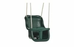 KBT Babyzitje - 'luxe' - PH - Groen/groen -OUTDOOR SPEELGOED Winkel babyschommelzitje groen met ph touw