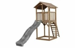 AXI Beach Tower Speeltoren Bruin -OUTDOOR SPEELGOED Winkel beach tower speeltoren bruin grijze glijbaan 1