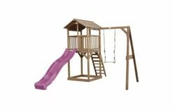 AXI Beach Tower Speeltoren Met Enkele Schommel Bruin