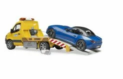Bruder 2675 Mercedes Benz Sprinter Autotransporter Met Roadster