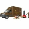 Bruder 2678 MB Sprinter UPS Met Chauffeur En Toebehoren -OUTDOOR SPEELGOED Winkel bf2678bruder