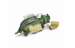 Bruder 2033 Krone 1290HDP VC Balenpers -OUTDOOR SPEELGOED Winkel bruder balenpers met twee strobalen krone big pack 1290 hdp vc 1 16 3