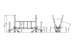 White Rhino Brug Freestanding 9 White Rhino Brug Freestanding -OUTDOOR SPEELGOED Winkel brug freestanding white rhino avonturenparcours afmetingen 1 1