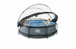 EXIT Zwembad ø300x76cm Met Overkapping En Filterpomp -OUTDOOR SPEELGOED Winkel c0c702e1f8ab6e3669d0860b3176ec6eddc56125fb9071944fd5d9ef4a836922