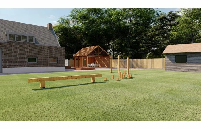 Outdoor Island Douglas Evenwichtsbalk Mowgli 5 Outdoor Island Douglas Evenwichtsbalk Mowgli - Afbeelding 3