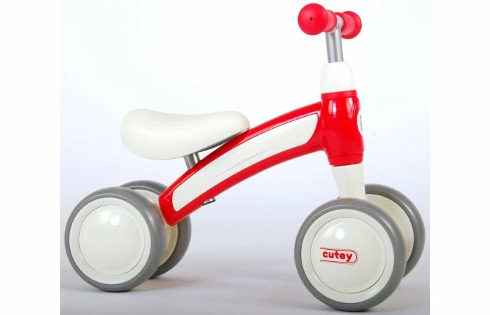 Q-Play Cutey Ride On Loopfiets Rood 4 Q-Play Cutey Ride On Loopfiets Rood - Afbeelding 2