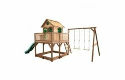 Axi Speelhuis Liam Met Dubbele Schommel (bruin/groen)