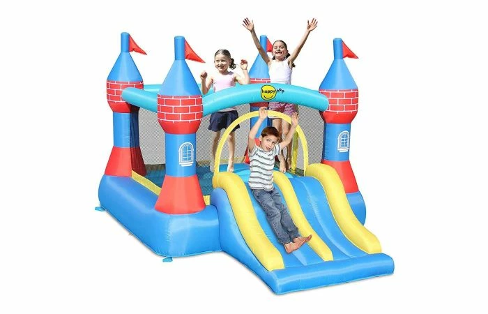 Happy Hop Springkussen Met Dubbele Glijbaan 5 Happy Hop Springkussen Met Dubbele Glijbaan - Afbeelding 3