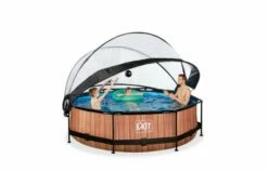 EXIT Zwembad ø300x76cm Met Overkapping En Filterpomp -OUTDOOR SPEELGOED Winkel e520c688f72f5a3b2996a538884f6b0bebab761c243773a9bcdd7b950bc8c6ce