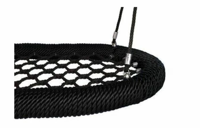 KBT Nestschommel 'oval Pro' - D: 1000 Mm - Zwart/zwart/zwart 5 KBT Nestschommel 'oval Pro' - D: 1000 Mm - Zwart/zwart/zwart - Afbeelding 3