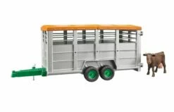 Bruder 2227 Veetransportaanhanger Met Koe