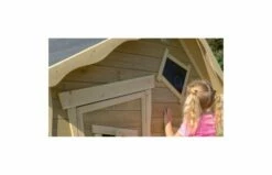 EXIT Crooky 150 Houten Speelhuis -OUTDOOR SPEELGOED Winkel exit crooky 150 houten speelhuis grijsbeige