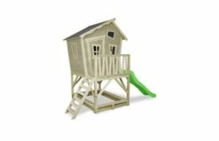 EXIT Crooky 500 Houten Speelhuis -OUTDOOR SPEELGOED Winkel exit crooky 500 houten speelhuis grijsbeige