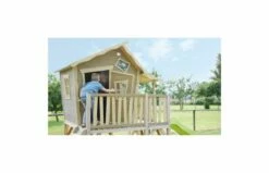 EXIT Crooky 550 Houten Speelhuis -OUTDOOR SPEELGOED Winkel exit crooky 550 houten speelhuis grijsbeige 5