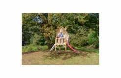 EXIT Fantasia 300 -OUTDOOR SPEELGOED Winkel exit fantasia 300 houten speelhuis rood 1