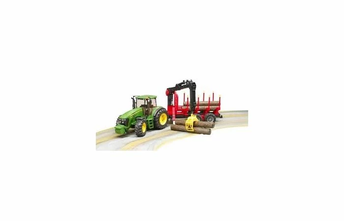 Bruder 3054 John Deere 7930 Met Bomentrailer En 4 Boomstammen 7 Bruder 3054 John Deere 7930 Met Bomentrailer En 4 Boomstammen - Afbeelding 5