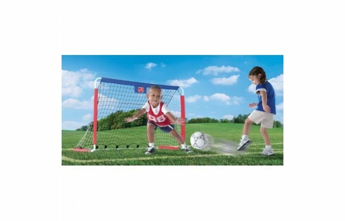 Step2 Kickback Soccer Goal & Pitch Back 4 Step2 Kickback Soccer Goal & Pitch Back - Afbeelding 2