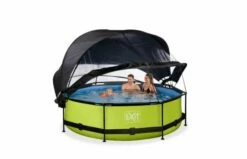 EXIT Zwembad ø300x76cm Met Overkapping, Schaduwdoek En Filterpomp -OUTDOOR SPEELGOED Winkel f9375fa5f1431393e4de04a6ed747cd93f9df99c3c43958d2fd5acddef076639