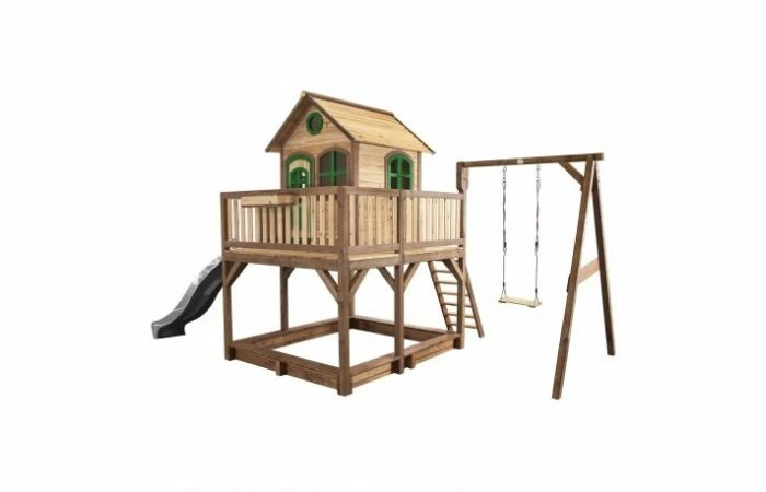 Axi Speelhuis Liam (bruin/groen) 5 Axi Speelhuis Liam (bruin/groen) - Afbeelding 3