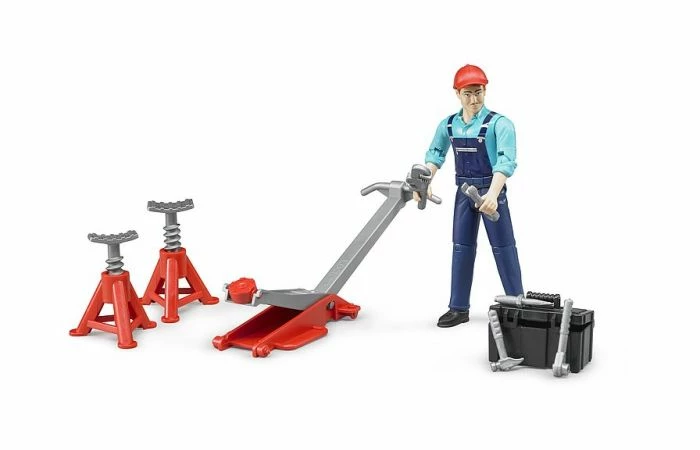 Bruder 62100 Monteur En Accessoires 7 Bruder 62100 Monteur En Accessoires - Afbeelding 5