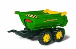 Rolly Toys Halfpipe Trailer John Deere Aanhanger