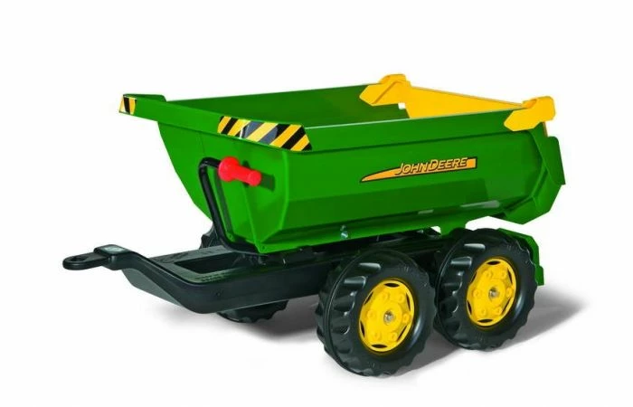 Rolly Toys Halfpipe Trailer John Deere Aanhanger 3 Rolly Toys Halfpipe Trailer John Deere Aanhanger