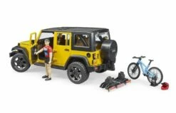 Bruder 2543 Jeep Wrangler Rubicon Unlimited Met Mountainbike En Fietser -OUTDOOR SPEELGOED Winkel helm 4