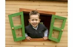 Axi Jesse Speelhuis Bruin/groen 9 Axi Jesse Speelhuis Bruin/groen -OUTDOOR SPEELGOED Winkel jesse speelhuis.jpg2