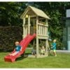 Blue Rabbit Speeltoren Kiosk 150 Cm Hout Pakket -OUTDOOR SPEELGOED Winkel kiosk blue rabbit playtower wood slide