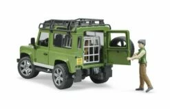 Bruder 2587 Land Rover Defender Station Wagon Met Boswachter En Hond -OUTDOOR SPEELGOED Winkel land