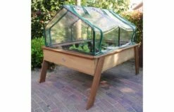 AXI Linda Kweektafel Met Broeikast Bruin -OUTDOOR SPEELGOED Winkel linda kweektafel met broeikast bruin 3