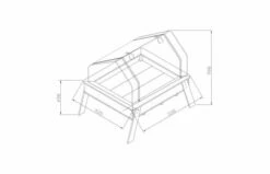 AXI Linda Kweektafel Met Broeikast Bruin/wit -OUTDOOR SPEELGOED Winkel linda kweektafel met broeikast bruinwit 2