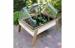 AXI Linda Kweektafel Met Broeikast Bruin/wit -OUTDOOR SPEELGOED Winkel linda kweektafel met broeikast bruinwit 4