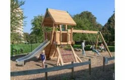 HY-LAND Speeltoestel Q2-S -OUTDOOR SPEELGOED Winkel outdoor play equipment with swing q2s hy land 1