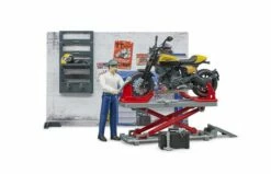 Bruder 62102 Motorfiets Service Scrambler Ducati Full Throttle 13 Bruder 62102 Motorfiets Service Scrambler Ducati Full Throttle -OUTDOOR SPEELGOED Winkel roze