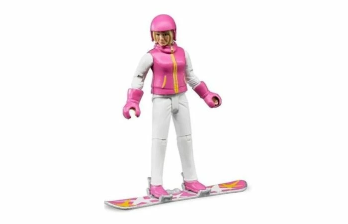 Bruder 6042 Snowboarder Met Accessoires 4 Bruder 6042 Snowboarder Met Accessoires - Afbeelding 2