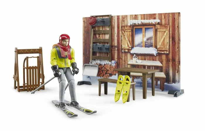 Bruder 63102 Berghut Met Snowmobil 5 Bruder 63102 Berghut Met Snowmobil - Afbeelding 3