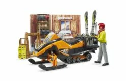 Bruder 63102 Berghut Met Snowmobil 11 Bruder 63102 Berghut Met Snowmobil -OUTDOOR SPEELGOED Winkel sneeuw 4
