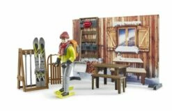 Bruder 63102 Berghut Met Snowmobil 12 Bruder 63102 Berghut Met Snowmobil -OUTDOOR SPEELGOED Winkel sneeuw 5
