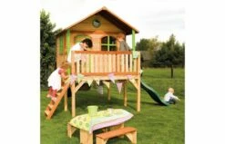 Axi Sophie Speelhuis Bruin/groen - Groene Glijbaan 13 Axi Sophie Speelhuis Bruin/groen - Groene Glijbaan -OUTDOOR SPEELGOED Winkel sophie speelhuis 1