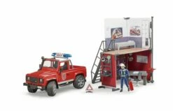 Bruder 62701 Brandweerkazerne Met Land Rover Defender -OUTDOOR SPEELGOED Winkel tele