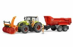 Bruder 3017 Claas Axion 95 Met Sneeuwkettingen En Sneeuwblazer 12 Bruder 3017 Claas Axion 95 Met Sneeuwkettingen En Sneeuwblazer -OUTDOOR SPEELGOED Winkel trekker 5