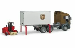 Bruder 3581 Scania R-Series UPS Met Vorkheftruck -OUTDOOR SPEELGOED Winkel truck 5