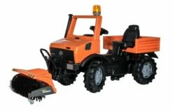 Rolly Toys Unimog Mercedes Met Veegmachine