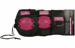 Beschermset Street Rider Junior Roze/zwart (720237) Maat M