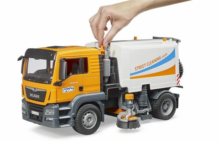 Bruder 3780 MAN TGS Straatveger 6 Bruder 3780 MAN TGS Straatveger - Afbeelding 4